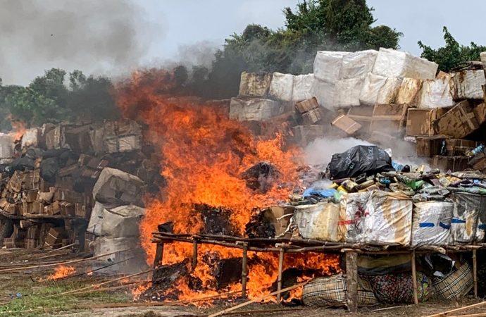 Nigeria Destroys Illicit Drugs Worth ₦301 Billion