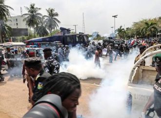 Lagos Pensioners Tear-Gassed During Protest Over Unpaid Arrears